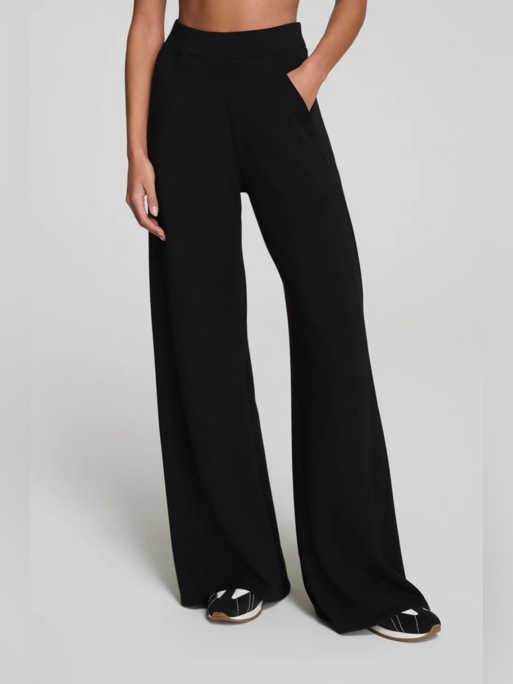 SPANX Black Air Essentials Track Pant